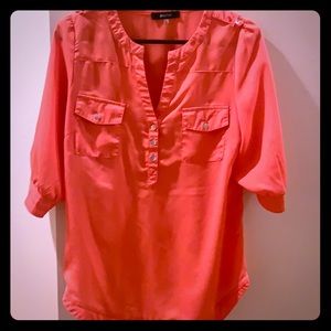 Coral Blouse